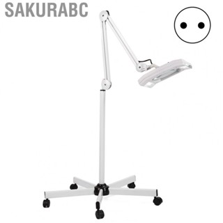 Sakurabc 5X Magnifying Lamp   Adjustment Height Natural Soft Light  for Home