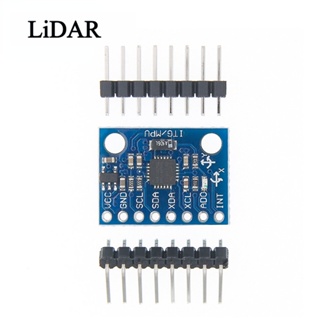 Gy-521 MPU-6050 MPU6050 เซนเซอร์ไจโรอะนาล็อก 3 แกน และโมดูลเครื่องวัดความเร็ว 3 แกน