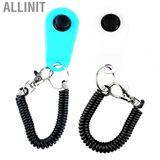 Allinit Adjustable Hauling Cable Rope Dog Training Clicker Universal Interactive Pet with Black Long Wrist Strap Ring