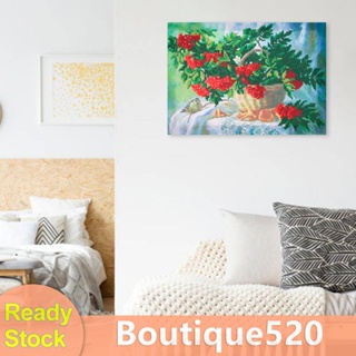 [boutique520.th] กรอบรูปปักครอสสติตช์คริสตัล แบบไม้ ขนาด 40 X 50 ซม. DIY