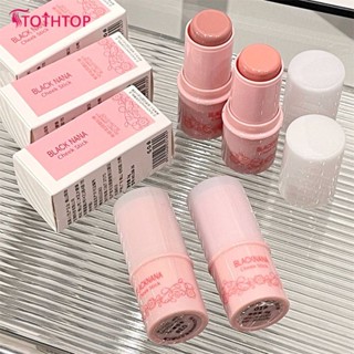 Black Nana Blush Stick Stereo Waterproof Brightening Base Stick Moisturizes Student Party Blush [TOP]