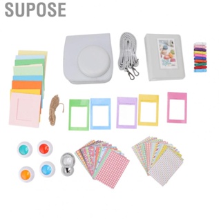 Supose Case Pocket Album Set  Complete Tools 9 in 1 Accessories Kit  Collision PVC PU for Photograph