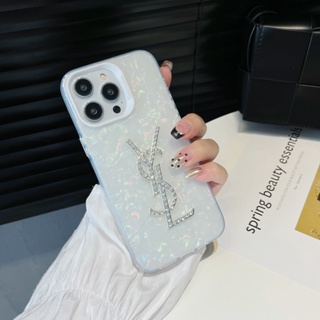 เคสโทรศัพท์มือถือ กรอบโลหะ ลายตัวอักษร ประดับเพชร หรูหรา สําหรับ IPhone 14 ProMax 11 12 13 Pro Max Plus