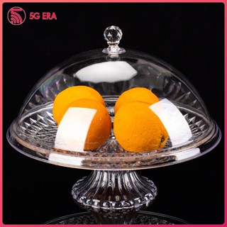 [Wishshopeezzxh] จานเค้ก อเนกประสงค์ พร้อมฝาปิด ทนทาน สําหรับผลไม้