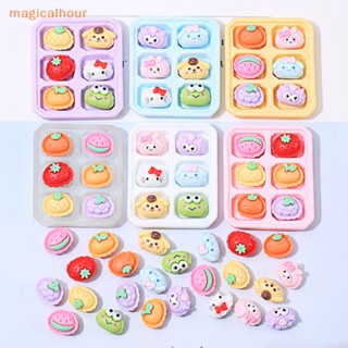 Magicalhour^^ ใหม่ กิ๊บติดผมเรซิ่น ลายการ์ตูนน่ารัก สีมาการอง 5 ชิ้น 1 ชุด