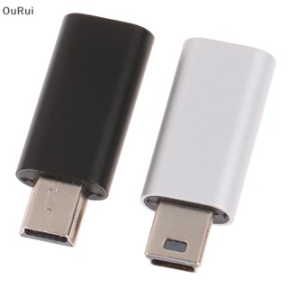 {RUI} อะแดปเตอร์แปลง USB C เป็น Mini USB 2.0 Type C ตัวเมีย เป็น Mini USB ตัวผู้ {OuRui.th}