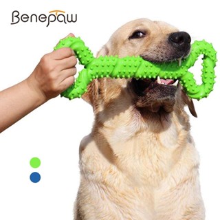 Benepaw ของเล่นเคี้ยวกระดูก ทําความสะอาดฟัน ขนาดใหญ่ ทนทาน สําหรับสัตว์เลี้ยง สุนัขขนาดกลาง