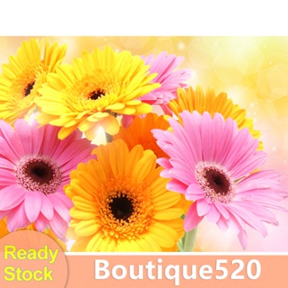 ชุดงานปักครอสติชเม็ดบีด ทรงเพชร 5D รูปดอกไม้ สําหรับตกแต่งบ้าน [boutique520.th]