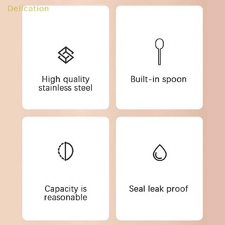 [Delication] กล่องอาหารกลางวัน ซุป สเตนเลส 510 มล. พร้อมช้อน