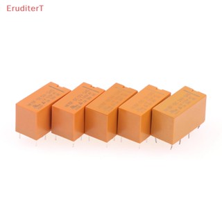 [EruditerT] รีเลย์พาวเวอร์ PCB DPDT 8 Pin 2NO 2NC ขนาดเล็ก 1 ชิ้น [ใหม่]