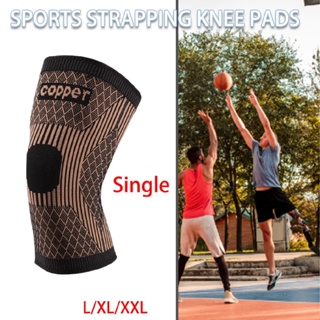 Copper Knee Sleeve Compression Brace Support Sport Joint Injury Pain Relief Gym