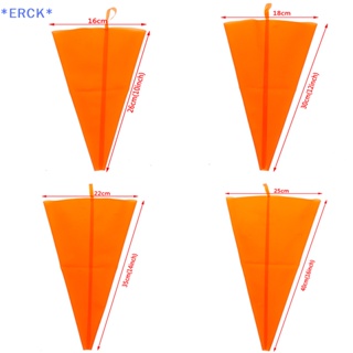 Erck&gt; ถุงบีบครีมซิลิโคน ใช้ซ้ําได้ สําหรับตกแต่งคัพเค้ก DIY