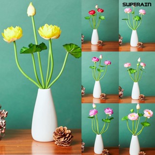 [sr Flower] ดอกไม้ประดิษฐ์ ผ้าไหมแห้งธรรมชาติ ไม่เหนอะหนะ สําหรับตกแต่งบ้าน