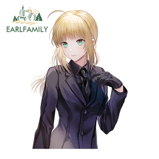 Earlfamily สติกเกอร์กันแดด พิมพ์ลายกราฟิก FateZero 13 ซม. X9.1 ซม. สําหรับติดตกแต่งเครื่องปรับอากาศรถยนต์