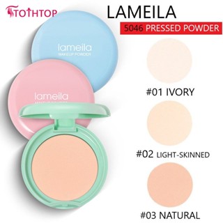 Whitening Pressed Powder Waterproof Oil Control Concealer Powder Lameila [TOP]