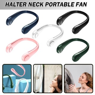 Portable Neck Fan Hands Free Bladeless Fan USB Wearable Personal Fan 3 Speeds