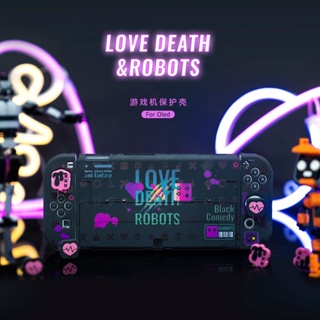 ใหม่ เคส TPU ป้องกันรอย ลาย nintendo switch love death NS oled สําหรับจอยเกม PC