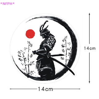 Nfph&gt; JAPAN Samurai Warrior สติกเกอร์ไวนิล สําหรับติดตกแต่งรถยนต์ รถบรรทุก รถจักรยานยนต์