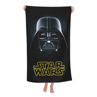 เสื้อคลุมอาบน้ํา ผ้าขนหนูไมโครไฟเบอร์ พิมพ์ลาย Star Wars 130*80 ซม. (52*32 นิ้ว) แฟชั่นสําหรับทุกเพศ