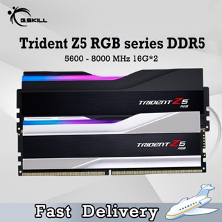 G.skill หน่วยความจํา DDR5 Trident Z5 RGB 6000 6400 6800 7200 7800 MHz 32G RGB ความจุขนาดใหญ่ สําหรับคอมพิวเตอร์ตั้งโต๊ะ