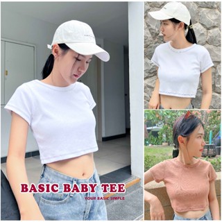 [BT1]BASIC BABY TEE : ใส่สบาย ผ้าไม่บาง อยู่ทรง สวยทุกลุค