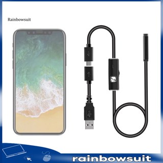 [RB] กล้องเอ็นโดสโคปวิดีโอ LED 6 ดวง 1.3 ล้านพิกเซล 7 มม. กันน้ํา USB สําหรับบํารุงรักษาบ้าน