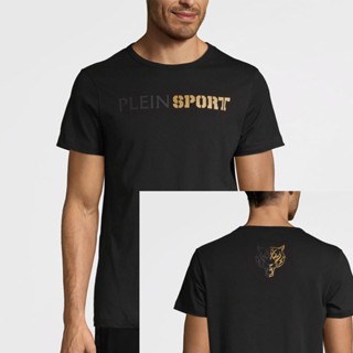 เสื้อยืด พิมพ์ลายโลโก้ PP Plein Sport สําหรับผู้ชาย