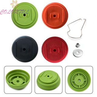 【COLORFUL】Lawn Mower Fittings Green Nut Orange Plastic Plastic Cover Protective Gasket Red