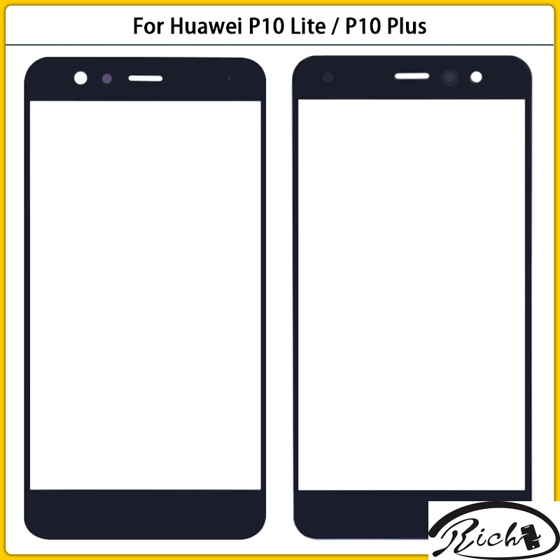ใหม่ แผงกระจกหน้าจอสัมผัส LCD แบบเปลี่ยน สําหรับ Huawei P10 Lite P10 Plus P10Plus