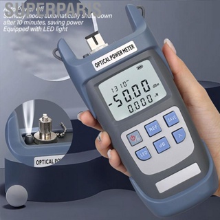 Superparis Optical Power Tester Fiber Meter Universal 2.5mm Interface -50 To +26dbm with  Light for