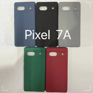 เคสโทรศัพท์มือถือแบบนิ่ม ผิวด้าน บางมาก สีพื้น เรียบง่าย สําหรับ Google Pixel 7A