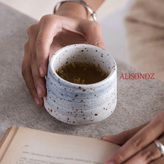 ALISONDZ แก้วกาแฟเซรามิค ขนาดใหญ่ จุของได้เยอะ 200 มล. สไตล์วินเทจ