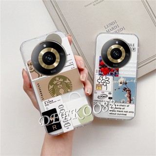 เคสโทรศัพท์มือถือ TPU นิ่ม ปิดด้านหลัง ลายดอกไม้ กาแฟ สําหรับ Realme 11 Pro+ Plus 5G C53 NFC 4G Realme11 11Pro 2023 Realme11Pro+ ProPlus