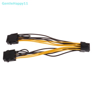 Gentlehappy สายเคเบิลพาวเวอร์การ์ดจอ 16AWG Dual 8 เป็น 8 สําหรับ K80 M40 M60 P40 V100 A600