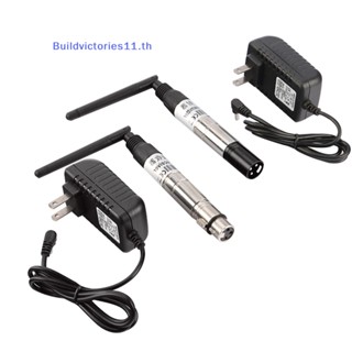 Buildvictories11 ตัวรับส่งสัญญาณไร้สาย DMX512 2.4G สําหรับอุปกรณ์ DMX TH