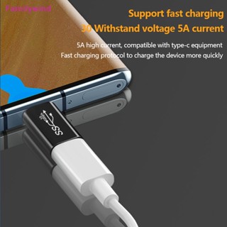 Familywind&gt; อะแดปเตอร์ USB Type-C รองรับการส่งสัญญาณเสียงและวิดีโอ Type C ตัวผู้ เป็นตัวเมีย 10GB