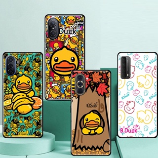 B.duck เคสโทรศัพท์ซิลิโคน TPU กันตก ขอบตรง สําหรับ Huawei MATE 10 20 PRO 20X 30 30E PRO 9 4G 5G