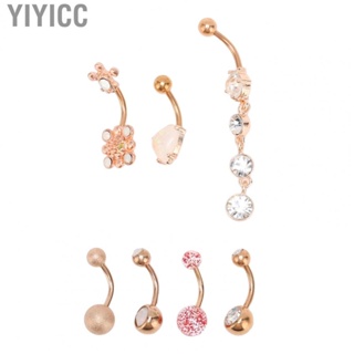 Yiyicc Belly Button Rings Navel Stainless Steel  for Party
