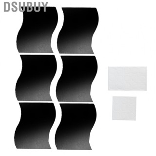 Dsubuy Wavy Mirror Wall  3‑Dimensional Decals For Home Living Room Bedr GP