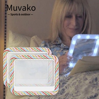 MUVAKO แว่นขยาย มีไฟ LED เลนส์ช่วยเหลือ แบบมืออาชีพ พร้อมไฟ LED ไฟอ่านหนังสือ แบบลูป