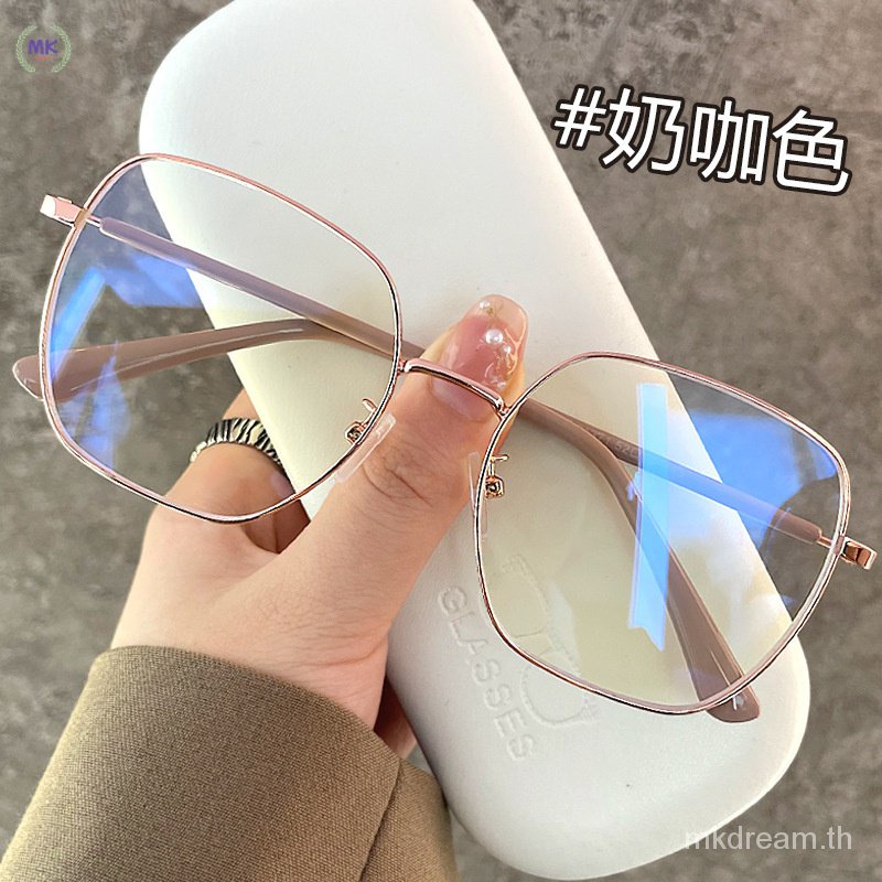 กรอบแว่นสายตาสั้น 0 ถึง -400แว่นตากรองแสง เลนส์กรองแสงสีฟ้า ทรงสี่เหลี่ยม สไตล์เรโทร สําหรับผู้ชาย และผู้หญิง