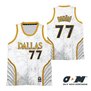 เสื้อกีฬาแขนสั้น ลายทีม Luka Doncic DALLAS 2021