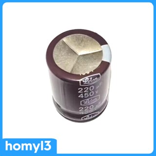 [Homyl3] อะไหล่อิเล็กโทรไลต์ อะลูมิเนียม 220uf 450V แบบเปลี่ยน สําหรับจอ LCD 2 ชิ้น