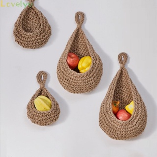 ⭐READY STOCK ⭐Wall Hanging Vegetable Fruit Basket Natural Hand Woven Fruit Basket for Home