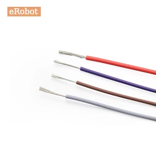 10 เมตร 26AWG สายไฟอิเล็กทรอนิกส์ ยืดหยุ่น 1.3 มม. สายเคเบิล PVC ทองแดงกระป๋อง ทุกสี