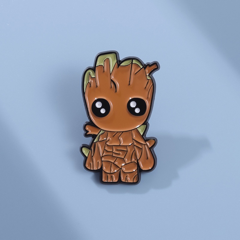 Guardians of The Galaxy เข็มกลัดเคลือบ ลายการ์ตูนกรูทน่ารัก เครื่องประดับ สําหรับเพื่อน