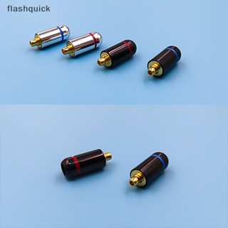 Flashquick ปลั๊กเชื่อมต่อ MMCX MMCX Pin สําหรับตัวเชื่อมต่อ MMCX ชุบทอง Shure 2 ชิ้น