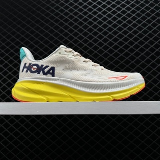 Hoka ONE ONE Clifton 9 รองเท้าผ้าใบลําลอง พื้นหนา ระบายอากาศ เบาพิเศษ สําหรับผู้ชาย ผู้หญิง เหมาะกับการวิ่ง ไซซ์ 36-45 RJMI