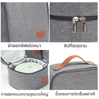 🔥COD🔥กระเป๋าเก็บอุณหภูมิ ถุงอาหารกลางวัน หุ้มฉนวน ฟอยล์อะลูมิเนียม เก็บความเย็น ร้อน เก็บขวดนม อาหาร เครื่องดื่ม อื่นๆ