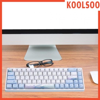 [Koolsoo] ปุ่มกดคีย์บอร์ด PBT 129 คีย์ ติดตั้งง่าย แบบเปลี่ยน สําหรับคีย์บอร์ด Mechanical 60 61 64 68 คีย์